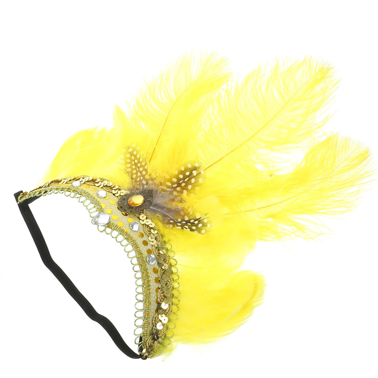 

Hairband Carnival Fascinator Decorative Plumage Headpiece Elegant Party Headdress Festival Hair Accessories