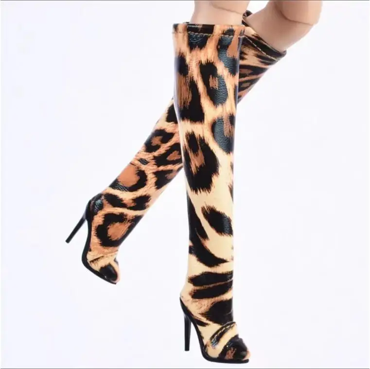 Doll toy Long shoes high quality fit for your FR2 FR6.0 Nuface boots Mirror matte true zipper F6