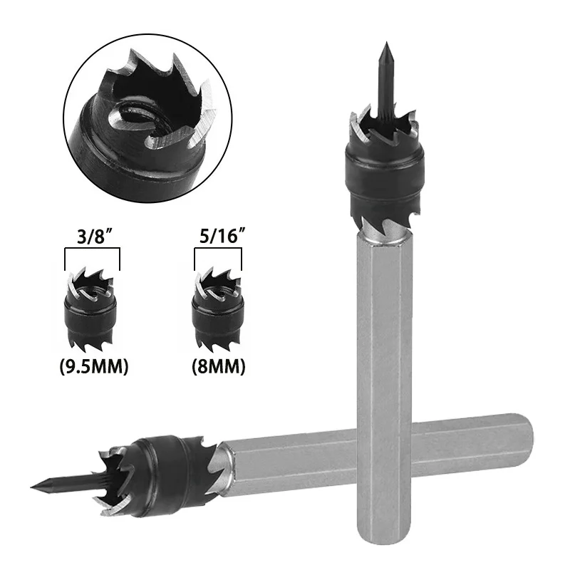 Drill Bit Spot Weld Cutter Remover Double Side Carbide Tip Stainless Steel Separator Auto Body Panel Solder Joint Repair Tool