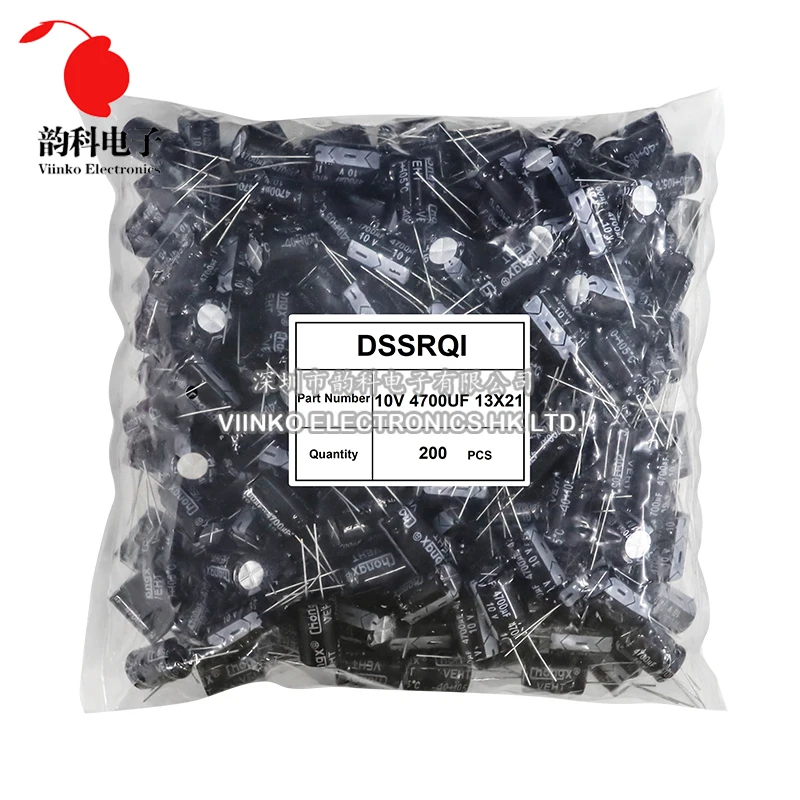 20-1000pcs 50V 35V 25V 16V 10V Electrolytic Capacitor 0.1UF 1UF 4.7UF 10UF 22UF 47UF 100UF 220UF 470UF  1000UF 2200UF 4700UF