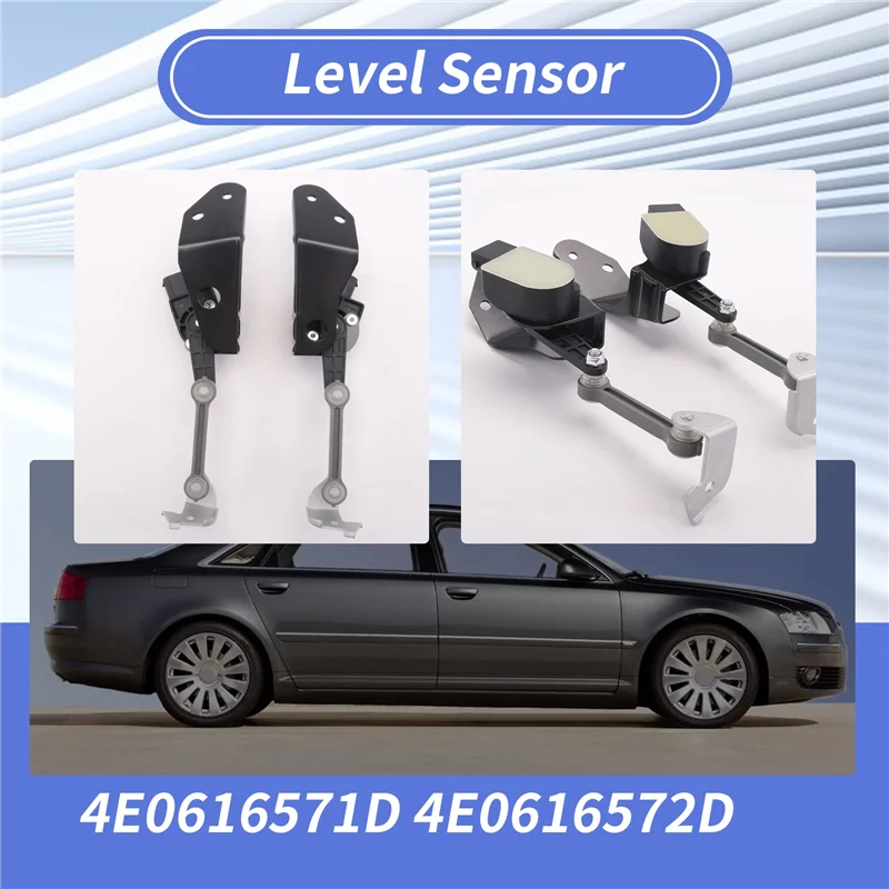 

Universall 4E0616571D 4E0616572D Rear Right & Left Headlight Level Sensor Air Suspension For A8 S8 VW Phaeton 4.2L 5.0L