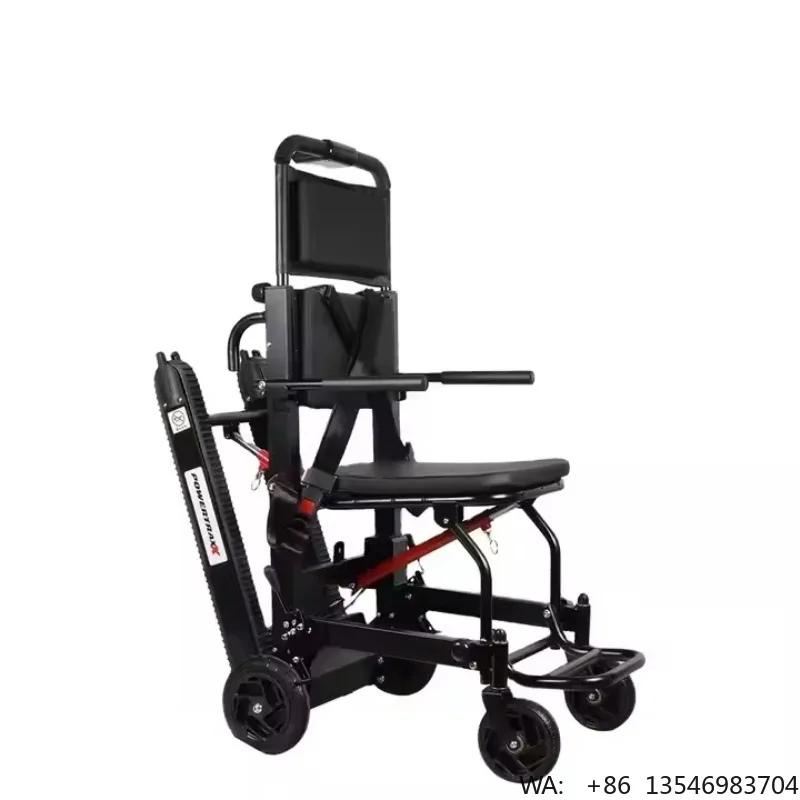 Silla de Ruedas Plegable Ligera de Acero Inoxidable para Rehabilitación de Personas Mayores con Capacidad de 100 kg, Alcance de 15-20 KM, Certificación CE