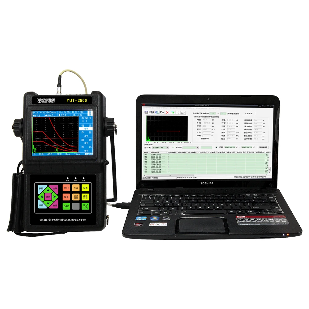 Best  YUT2820 Digital Portable Ultrasonic Forging Flaw Detector with Software