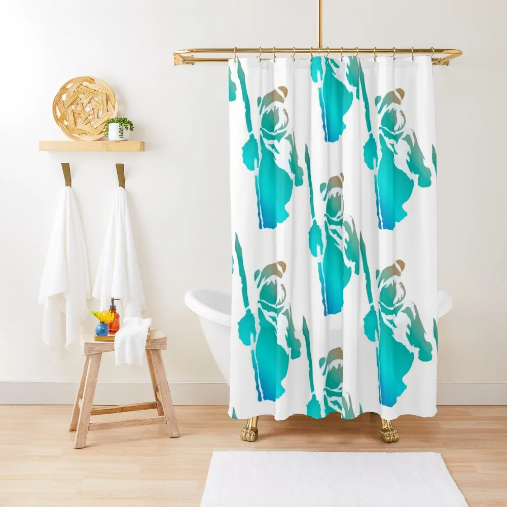 

Hello, Friend (Inverted)Shower Curtain Elegant Bathroom Curtain