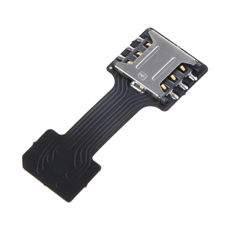 SIM Card Adapter Converter Standby Flex Cable Dual SIM + Micro SD Two-in-one Horizontal for Android Sim Card Extension