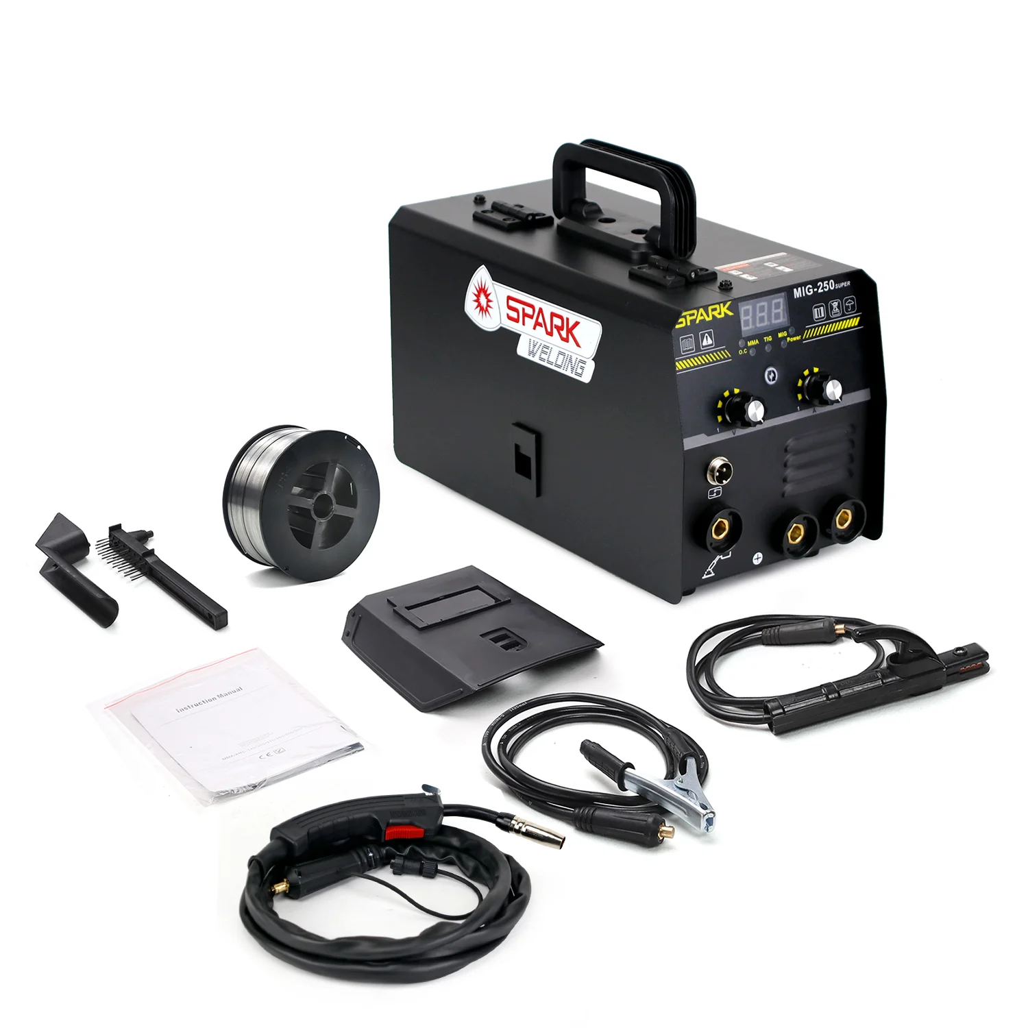 China Professinal IGBT Inverter Arc Welders Mig Welding Machine MIG-250 For Sale