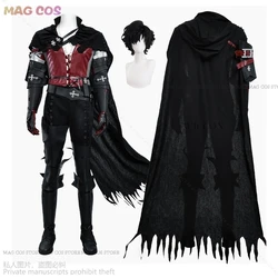 Game Final Fontasy XVI Clive Rosfield Cosplay Costume FF16 Clive Cos Battle Suit Men Halloween Carnival Party Sexy Suit Wig