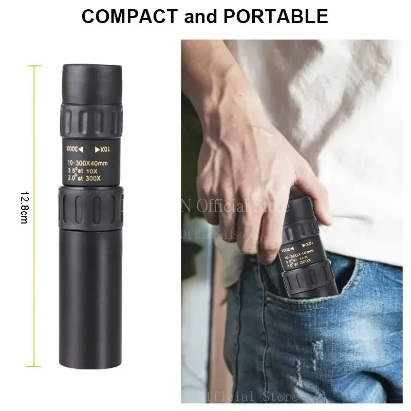 Monocular de largo alcance para caza y acampada con prismas BAK4 - imagen 3