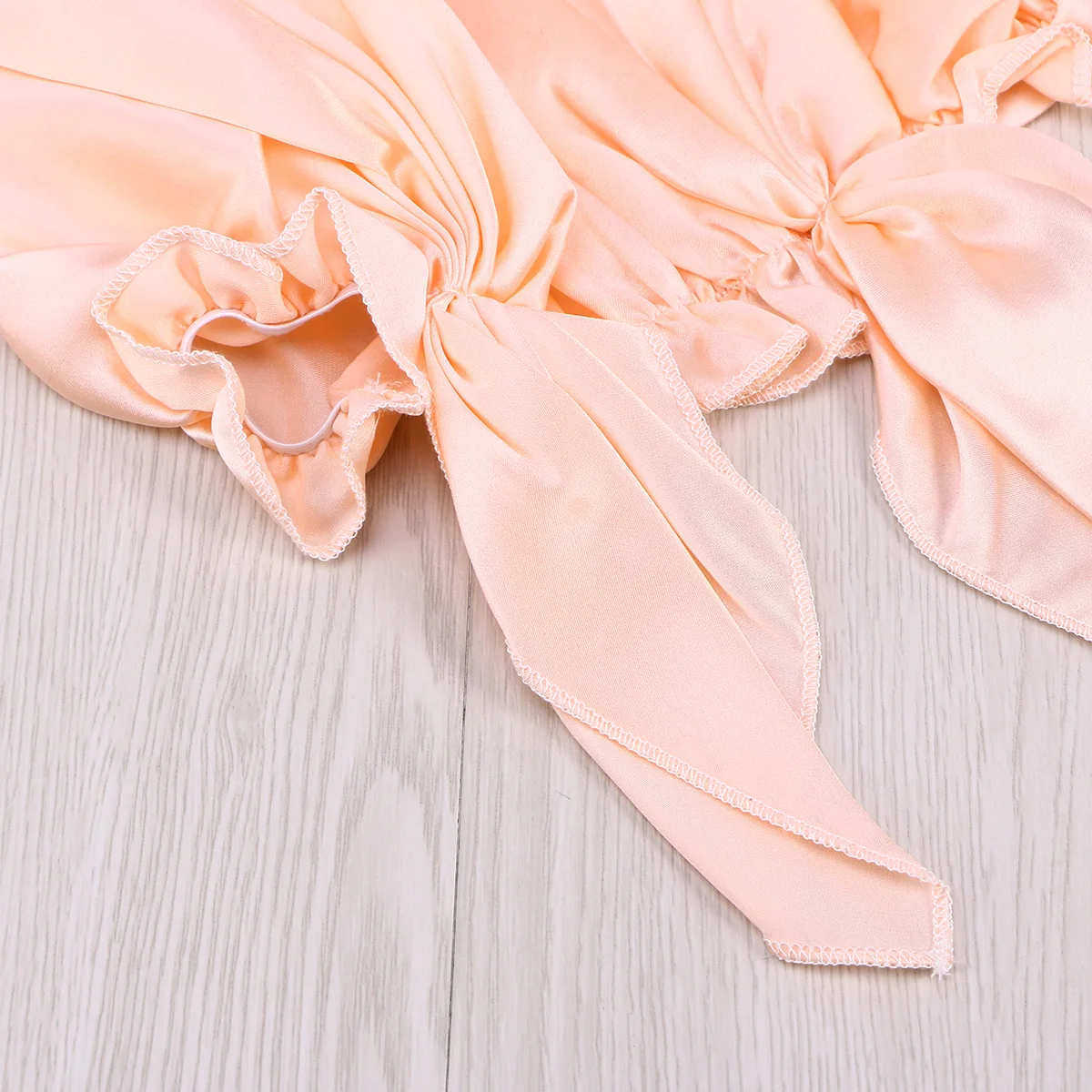 

Silk Night Bonnet Sleep Cap For Women Girls Long Hair Elastic Ribbon Stretchy Lightweight Breathable Hair Protection