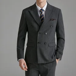 X089 Business casual professional suit slim men's suit three-piece suit group purchase suit best man groom wedding group purchas