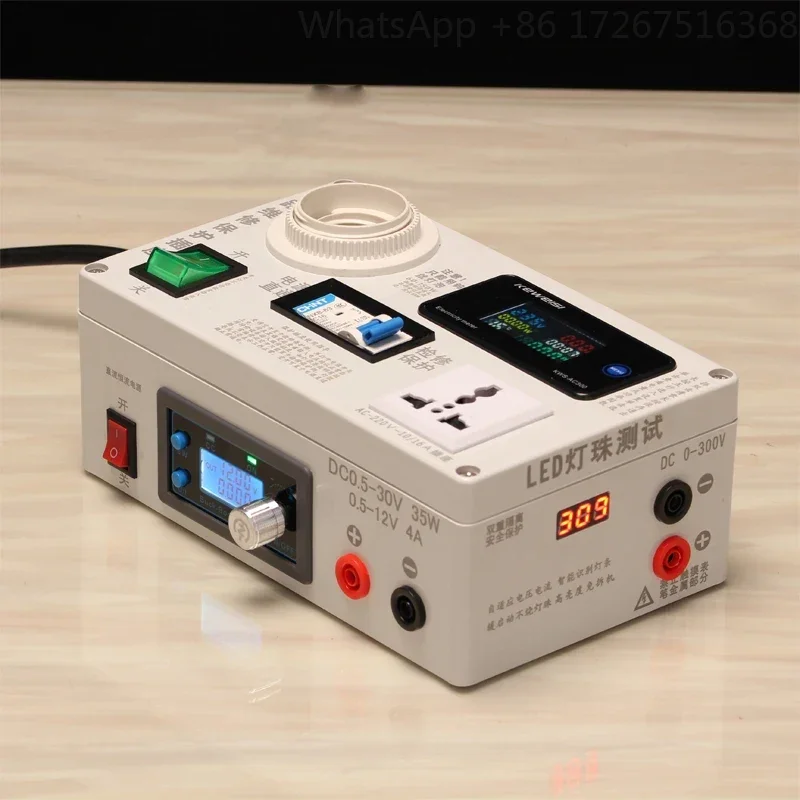 

Electrical Maintenance Protection Socket Switching Power Supply Induction Cooker TV Power Meter Ammeter Portable LED Test