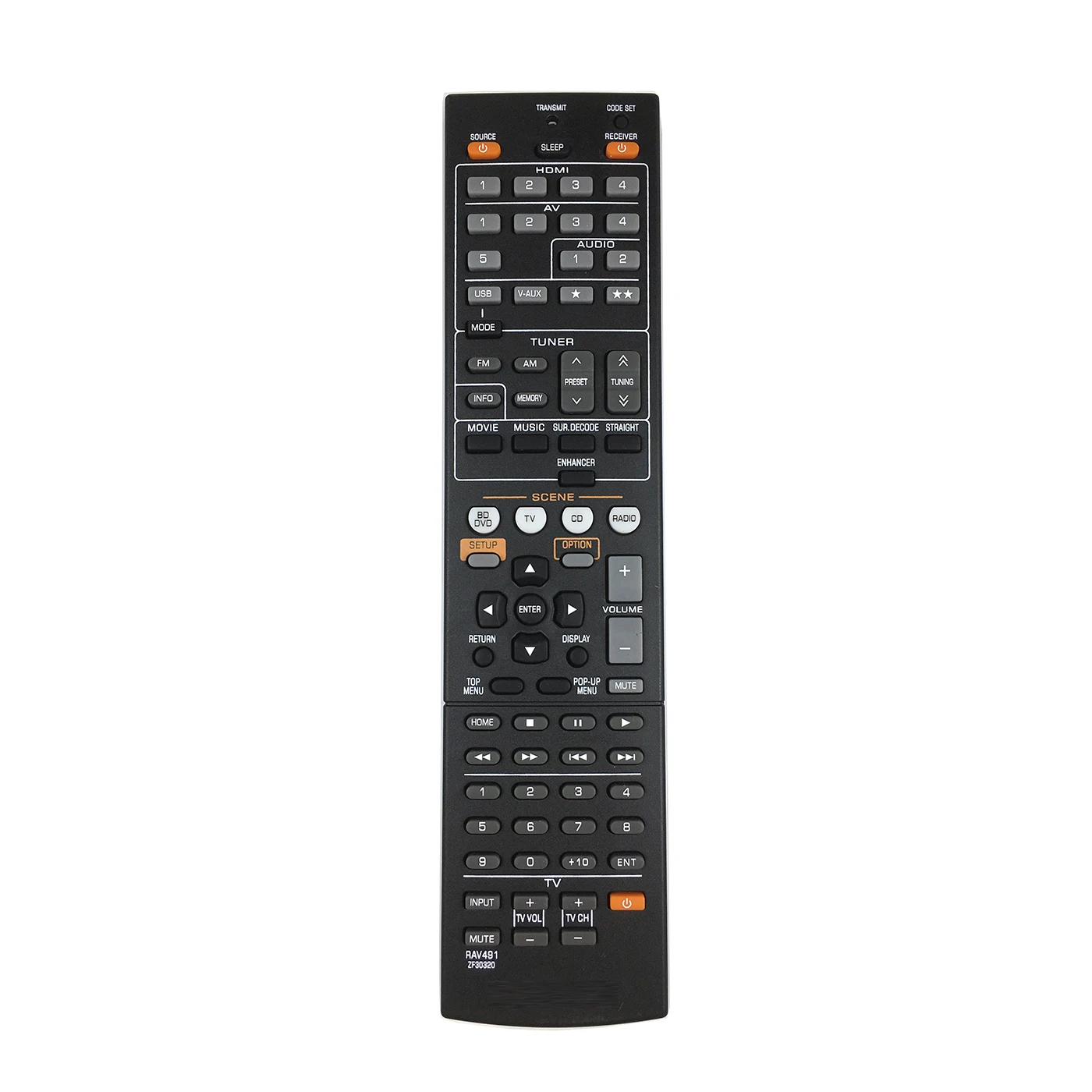 NEW Remote control For YAMAHA RX-V375 RX-V467 RX-V565 RX-V665 RX-V765 HTR-3066 HTR-4065 HTR-3066BL RX-V373BL RX-V367BL