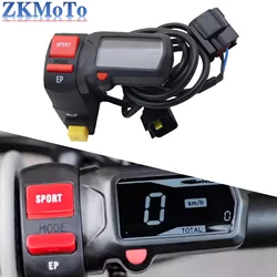 Electric Motocross Speedometer Hour Meter Speed Meter Assembly Horn Switch SPORT/EP Power Mode SwitchFor Surron Light Bee S & X