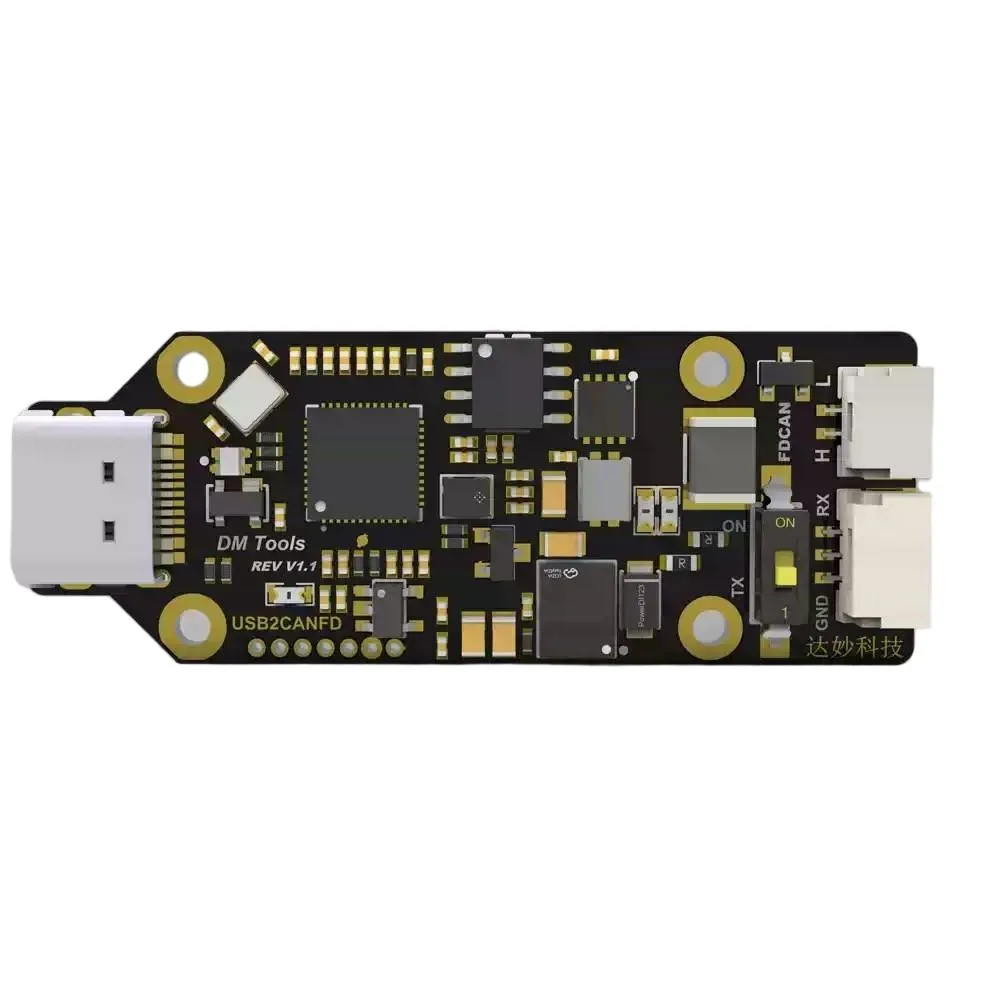USB to FDCAN Analyzer 5Mbps High Speed Isolated FDCAN Debug Tool Support CAN2.0A/B TTL Cache SDK Secondary Development Module