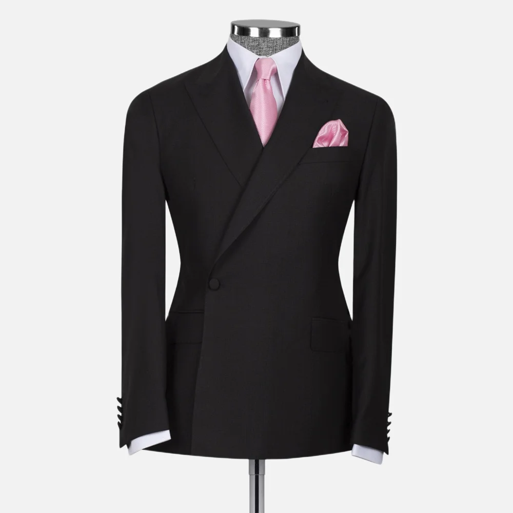 Terno de noivo feito sob medida para homens, blazer e calça branca, roupa de negócios, casamento, baile de baile, festa, clássico, 2 peças