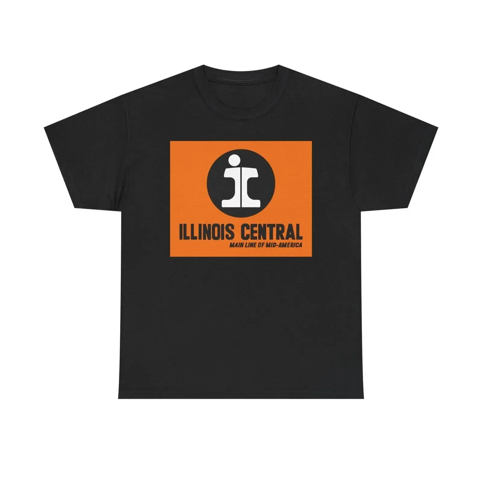 Illinois Central Main Line Mid America Railroad Logo Train T Shirt Image 1 of 4 vintage Washed fashion homme designer clothes