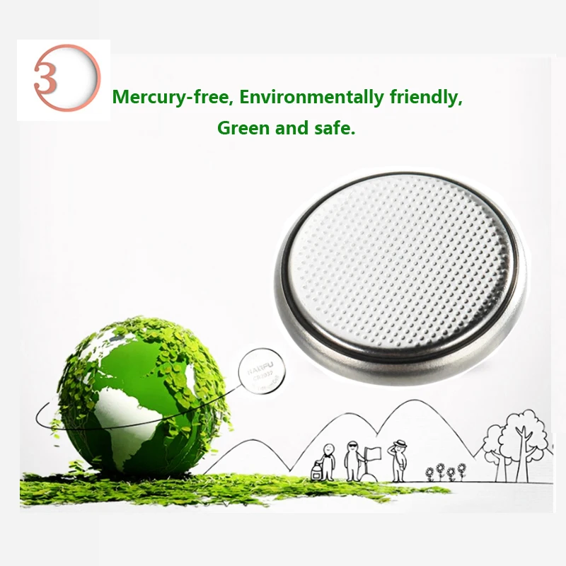 5 piezas CR2325 3V 100% original a estrenar para reloj con llave de coche, juguete de control remoto, botón de alto rendimiento, pil