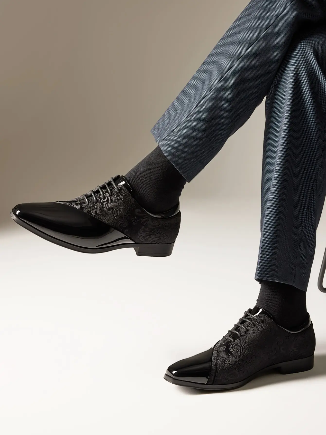 Men's Dress Shoes Classic Lace-Up Caden Glossy Velvet Formal Oxford For Business Dinners Parties Cocktail Events Weddings Valentine's Day Gifts，sx2501100789405322