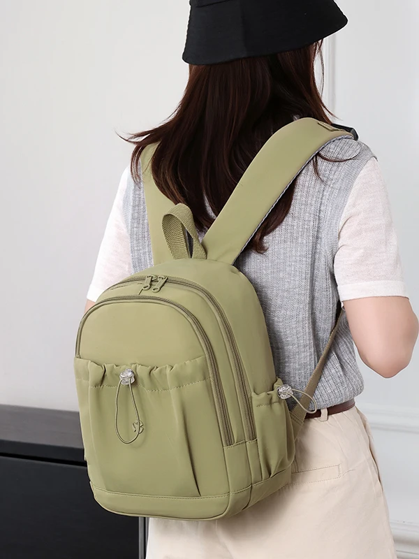 

Faionable Waterproof Pure Color Bapa TAO Xiaoqi New 2025 Commuter Sle Dual oulder Bag for Travel And Outdoors