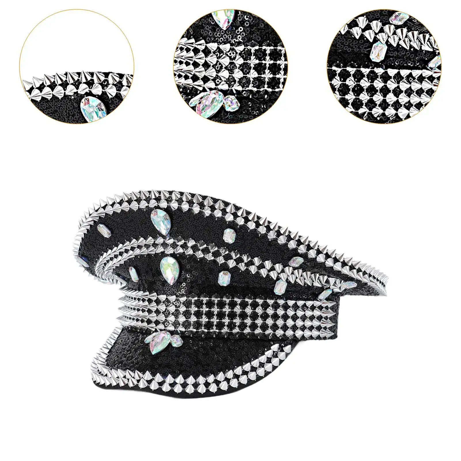 قبعة مهرجان الموسيقى للبالغين قبعة حفلات Steampunk لفستان الكرنفال الفاخر