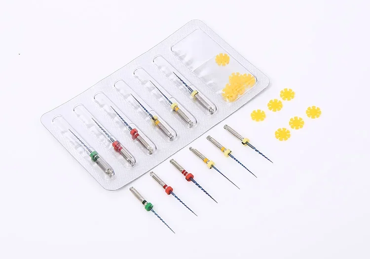 

6Pcs/Box Dental Root Canal Niti File Endodontic Needles Dental Instrument SX-F3 Cleaning25mm Nickel Titainium Instrument Dentist