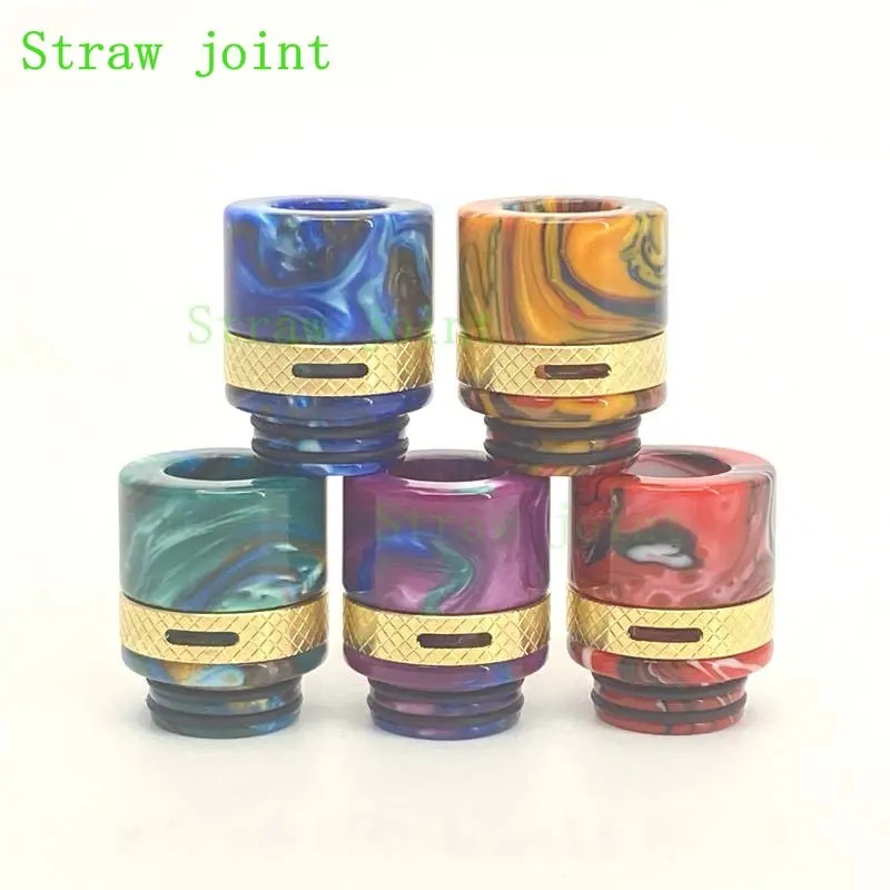 1 Pcs Random Color 810 Resin Regulated Air Flow Straw Joint