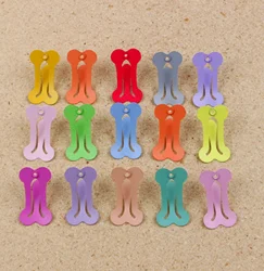 1/5/10/20 Pcs Hair Clips for Dogs Multicolor Barrettes Small Bone Snap Hair Clips for Dog Cat Pet Grooming Bows Hair Accessories