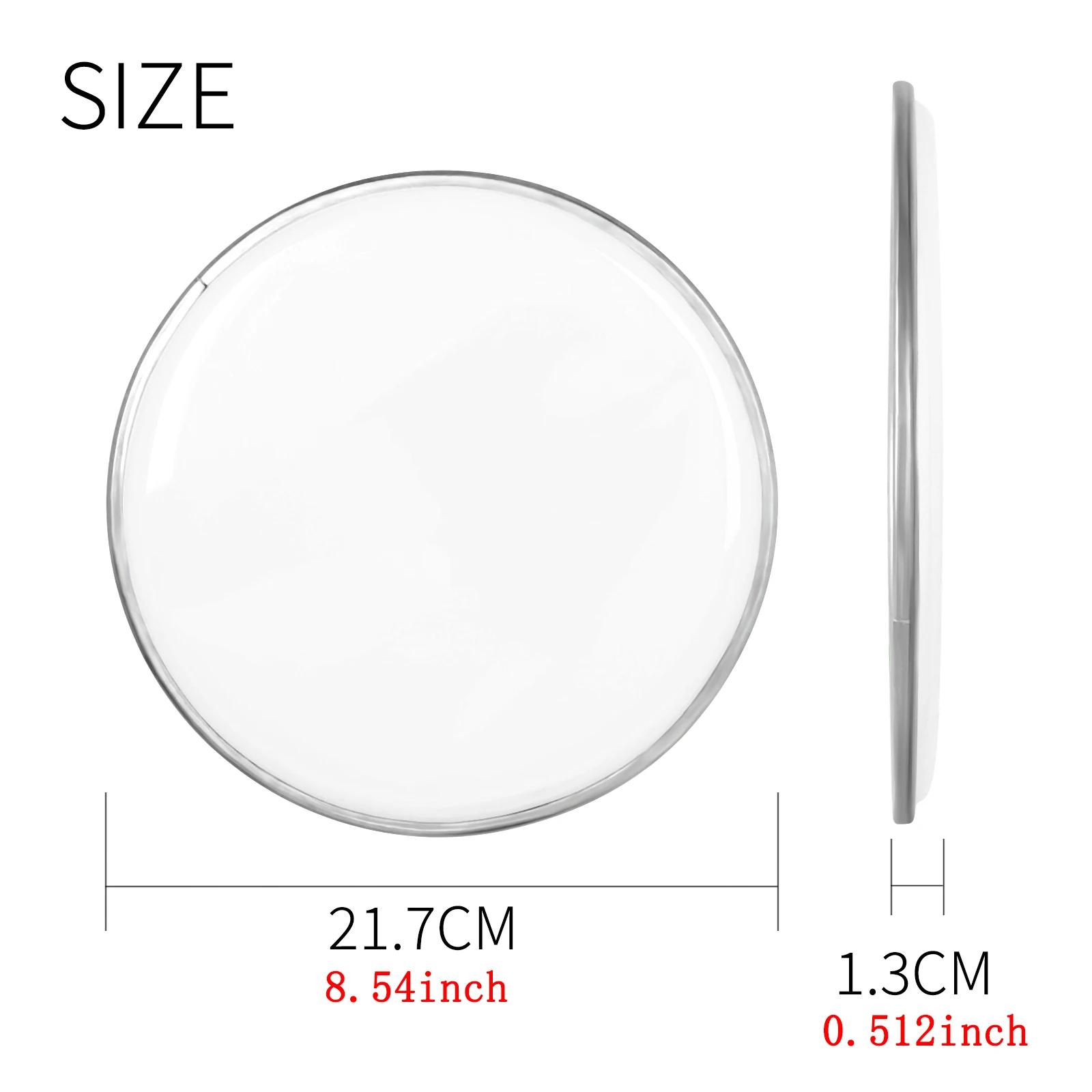 8 Inch Drum Skin Tear‑resistant 2 Pack Clear Drumhead Percussion Instrument Accessories for Band Rehearsal Stage Performance