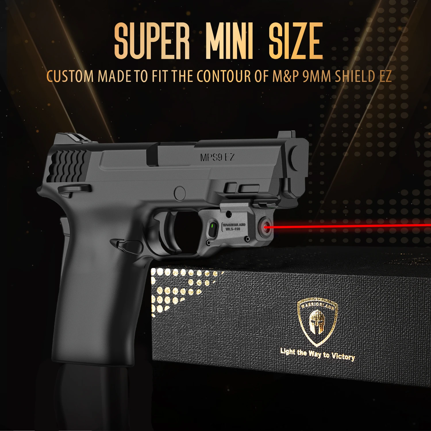 

Подходит только M&P Shield EZ 9 мм/380 Shield EZ, красный/зеленый лазерный прицел, не обеспечивает аккумулятор, индикатор питания, кобура IWB Kydex для правой руки.