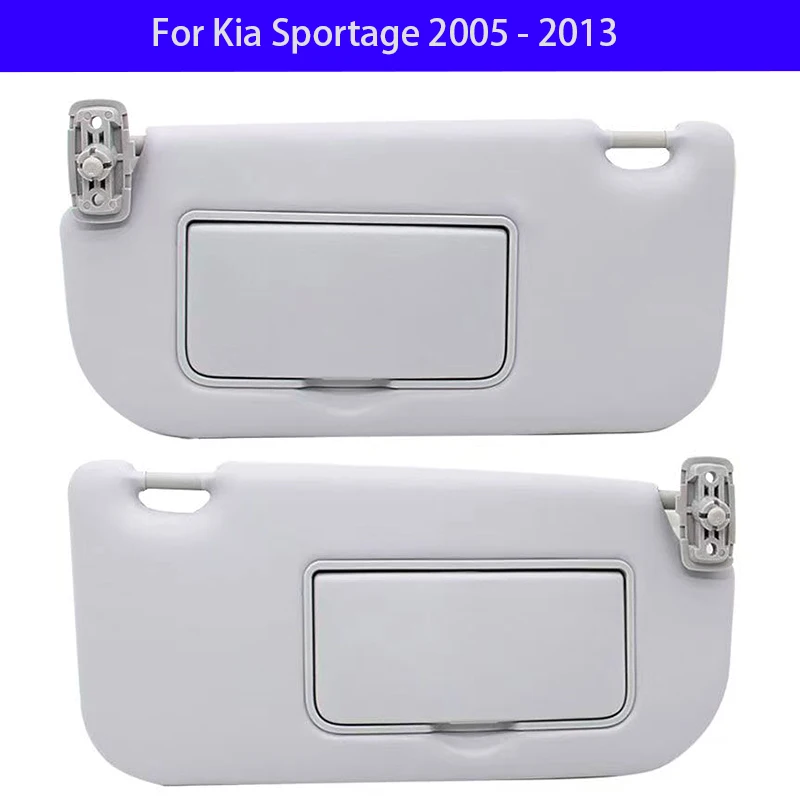

For Kia Sportage 2005 - 2013 Roof Sunvisor Sunshield Sun Visor Sunshade With Light & Makeup Mirror