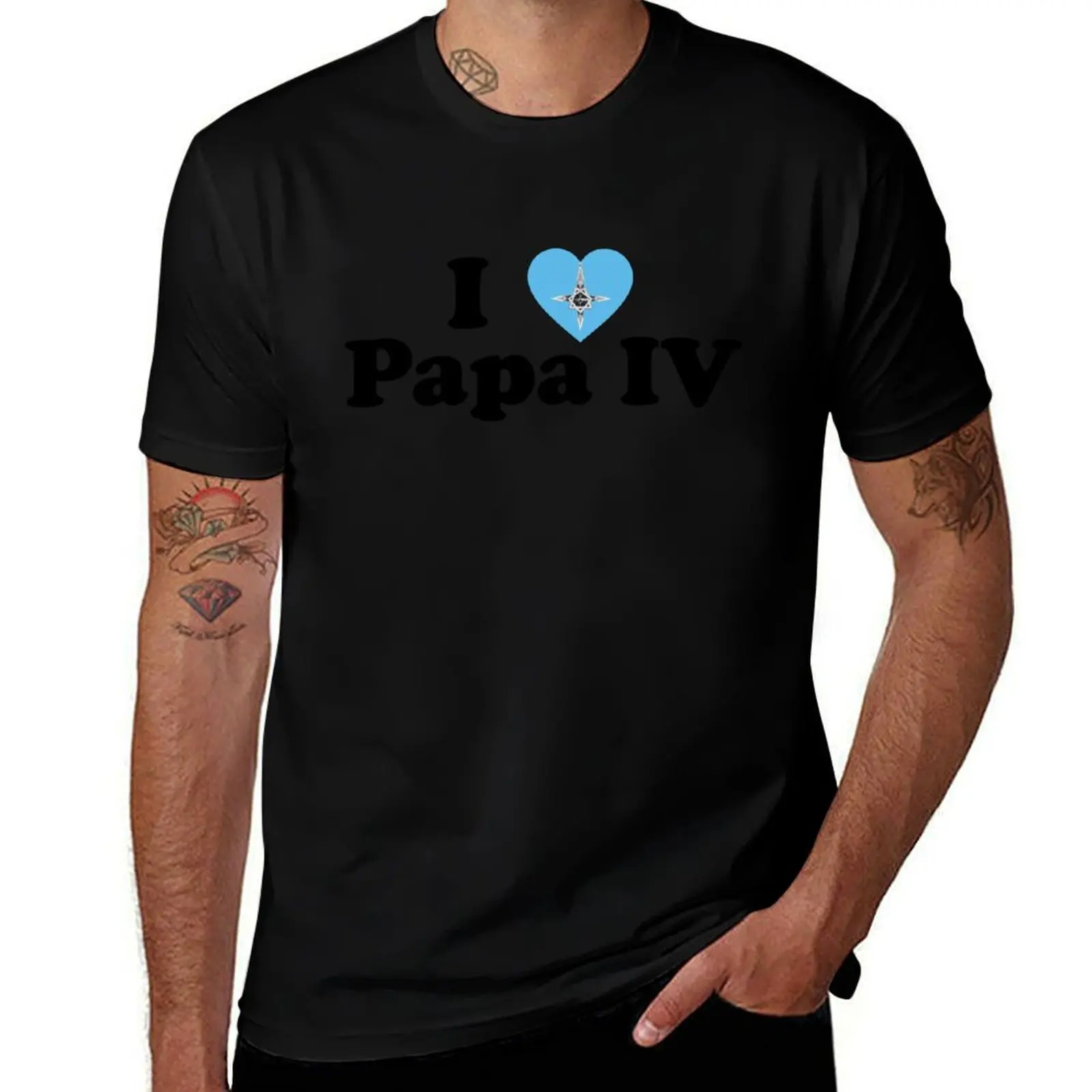 

I heart papa IV T-Shirt valentines boutique clothes sublime cotton man t-shirts Blouse t shirts for men pack