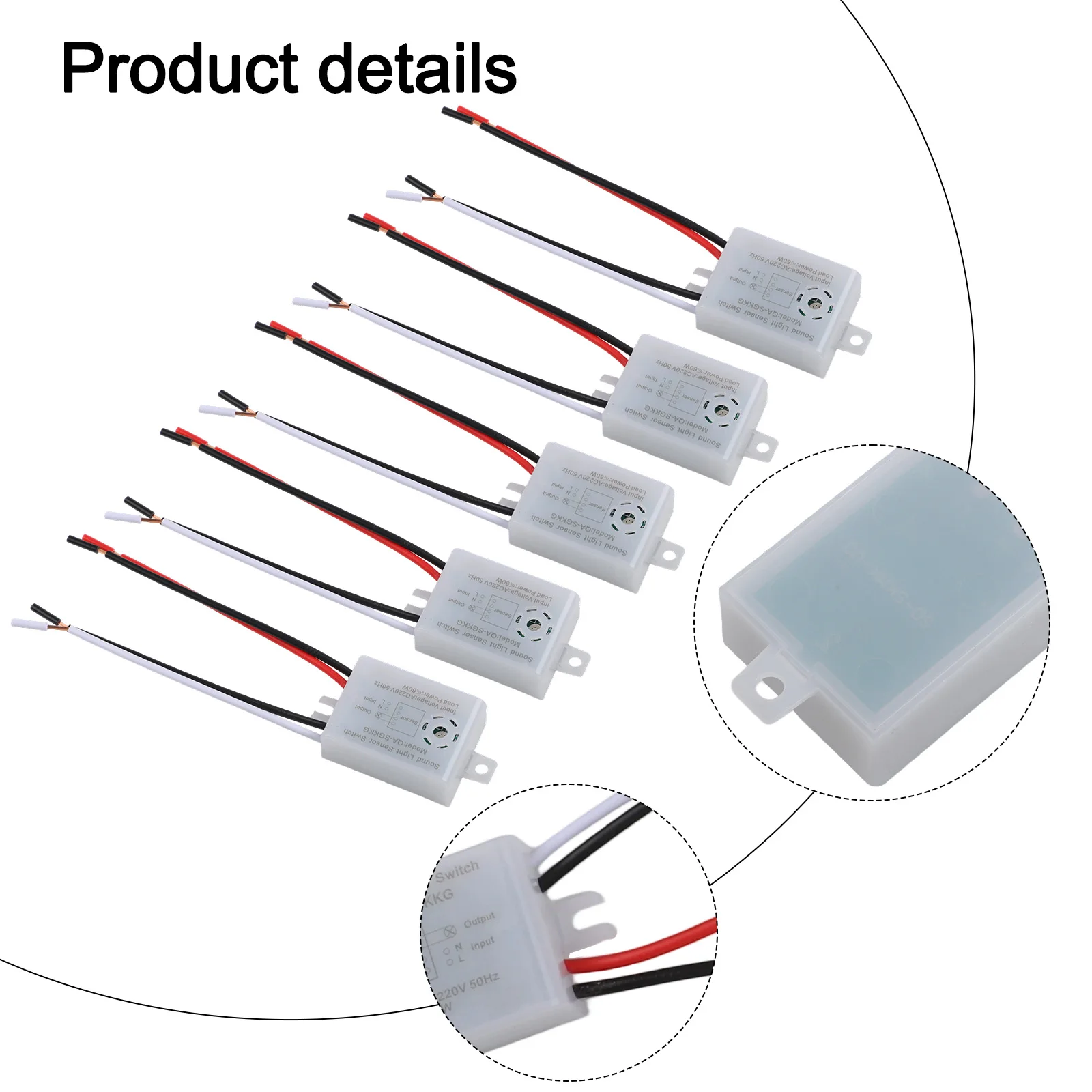 for Sound Control Sensor Above 50V And Below 440V Fire Prevention Not Bright During The Day Sound Sensor Switch