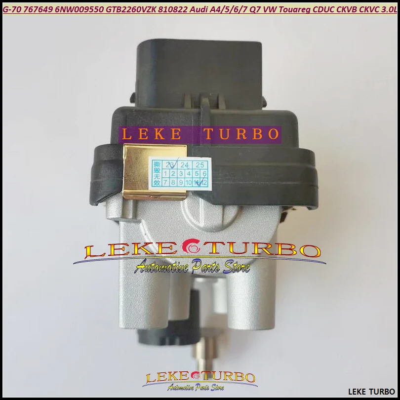 Turbo Actuator GTB2260VZK 799671 810822 819968 G-70 767649 6NW009550 For Audi A4 A5 A6 A7 A7 Q7 VW Touareg 3.0L CDUC CKVB CKVC