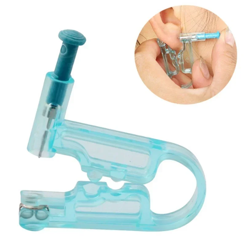 Ear Piercing Gun Kit Disposable Disinfect Safety Earring Piercer Machine Studs Nose CLip Body Jewelry Piercing Tools