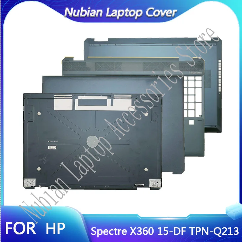 

New Laptop Cover For HP Spectre X360 15-DF TPN-Q213 Series LCD Back Cover Palmrest Bottom Case Lower Cover L38097-001