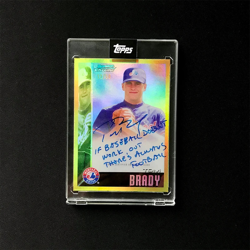 

2023 Brady Tom Inscription Signature Original Replica Homemade Card Printing Signature Gold Discount