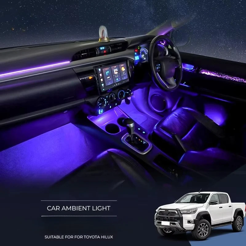 D11 Hilux Full-car Ambient Lighting System Multi-functional Lighting Sync with Music Fast-installation