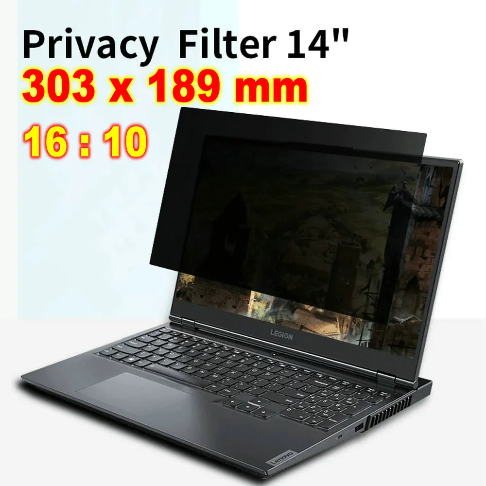 Privacy Screen Film Filter Monitor Privacy Film Anti-peeping Laptop Screen Protector 14 15.6 17 12.5 13 17.3 Inch Anti-spy Film