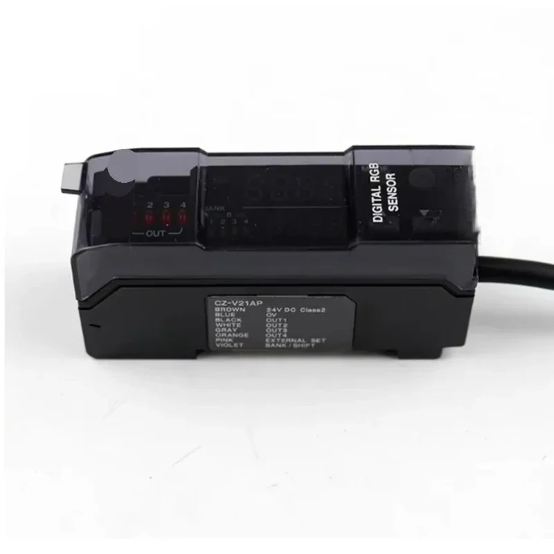 

Top QualityCZ-V21A RGB Digital Fiber Optic Sensor AP Power Supply Voltage 24VDC Ultra-high Power PNP Output