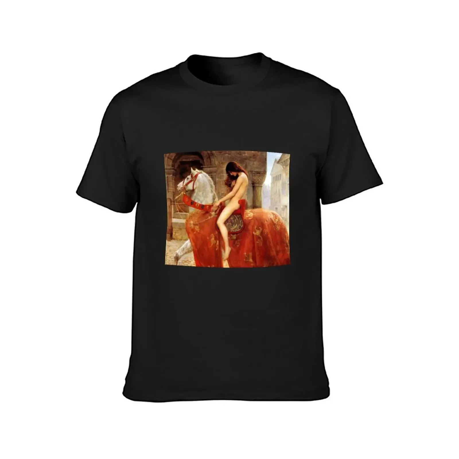 Lady Godiva - John Collier 1897 T-Shirt oversized animal prinfor boys customs design your own t shirts for men graphic