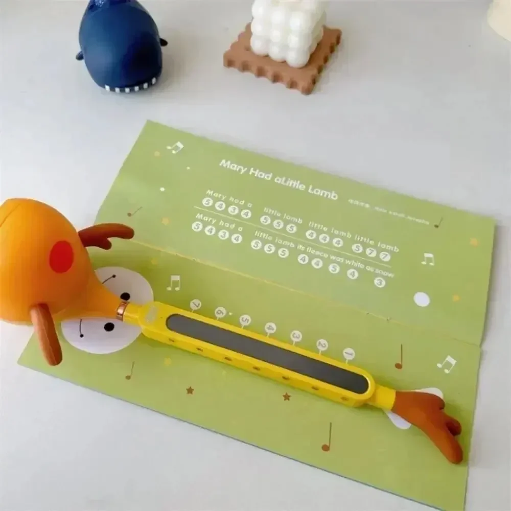 Children's Animal Electronic Musical Instrument Kawaii Children's Kalimba Piano Toy Tadpole Notes Creative Electric Magic Guitar