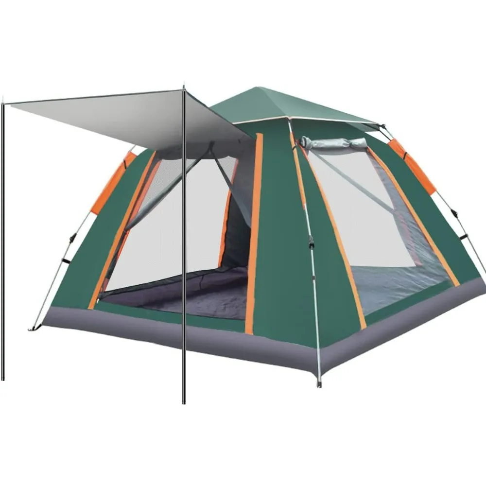 Automatic Camping Outdoor Pop-up Tent for Waterproof Quick-Opening Tents 4 Person Canopy with Carrying Bag Easy to Set