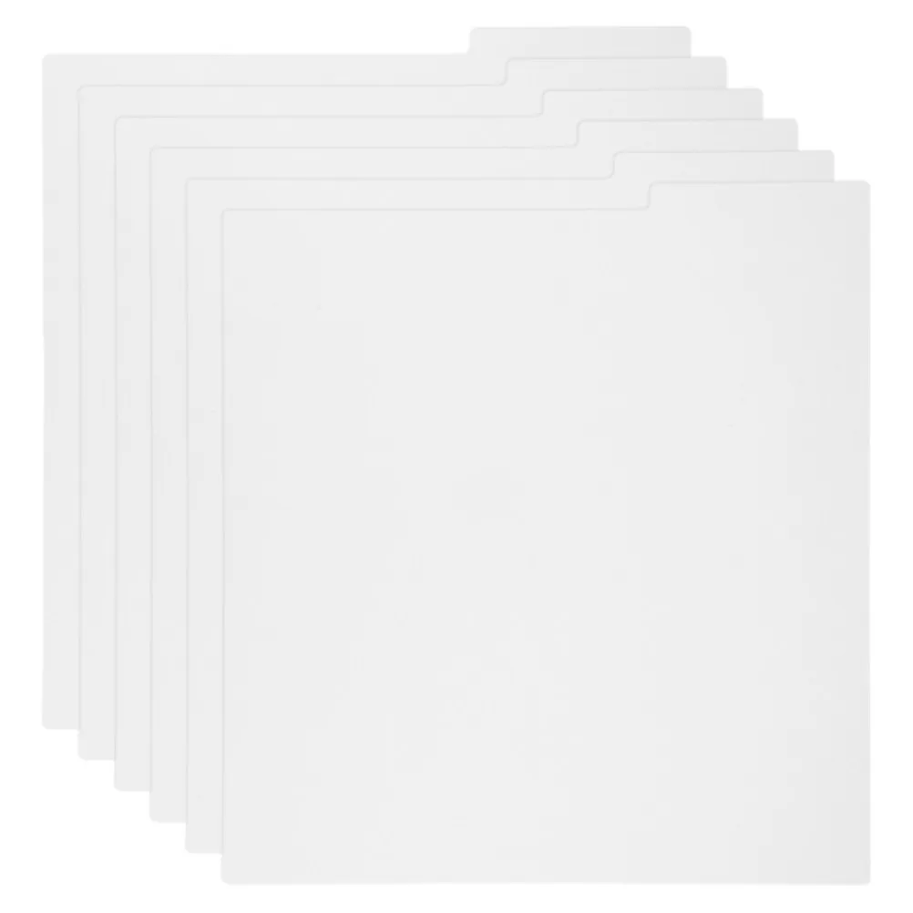 

Набор из 6 разделителей для виниловых альбомов с возможностью записи, для хранения виниловых пластинок и как разделители для папок с алфавитными окошками