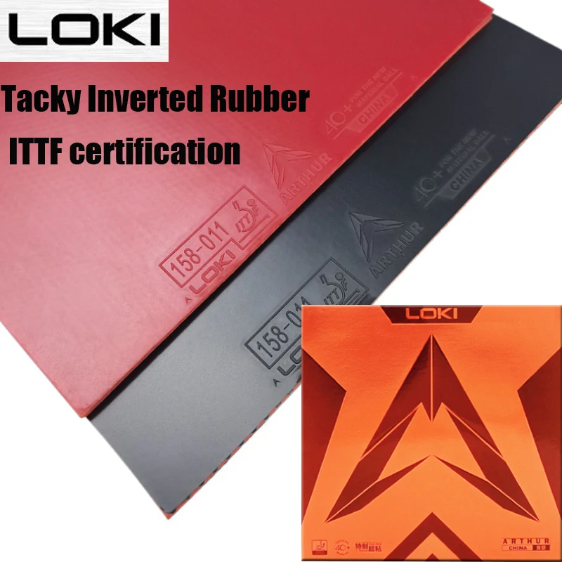 LOKI Ping Pong Rubber Tacky Inverted Rubber Professional Grade  Arthur Chinese Offensive Table Tennis Rubber Pimples In
