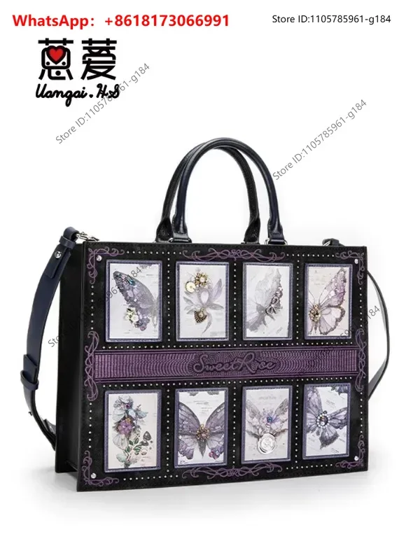 Original niche design crossbody bag, women's interstellar bear collaboration, women's handheld single shoulder backpack