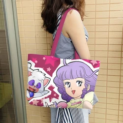 Magical Angel Creamy Mami 9971 Fashion Anime borsa a tracolla borse per la spesa Casual borsa da viaggio per cartoni animati Lady Girls