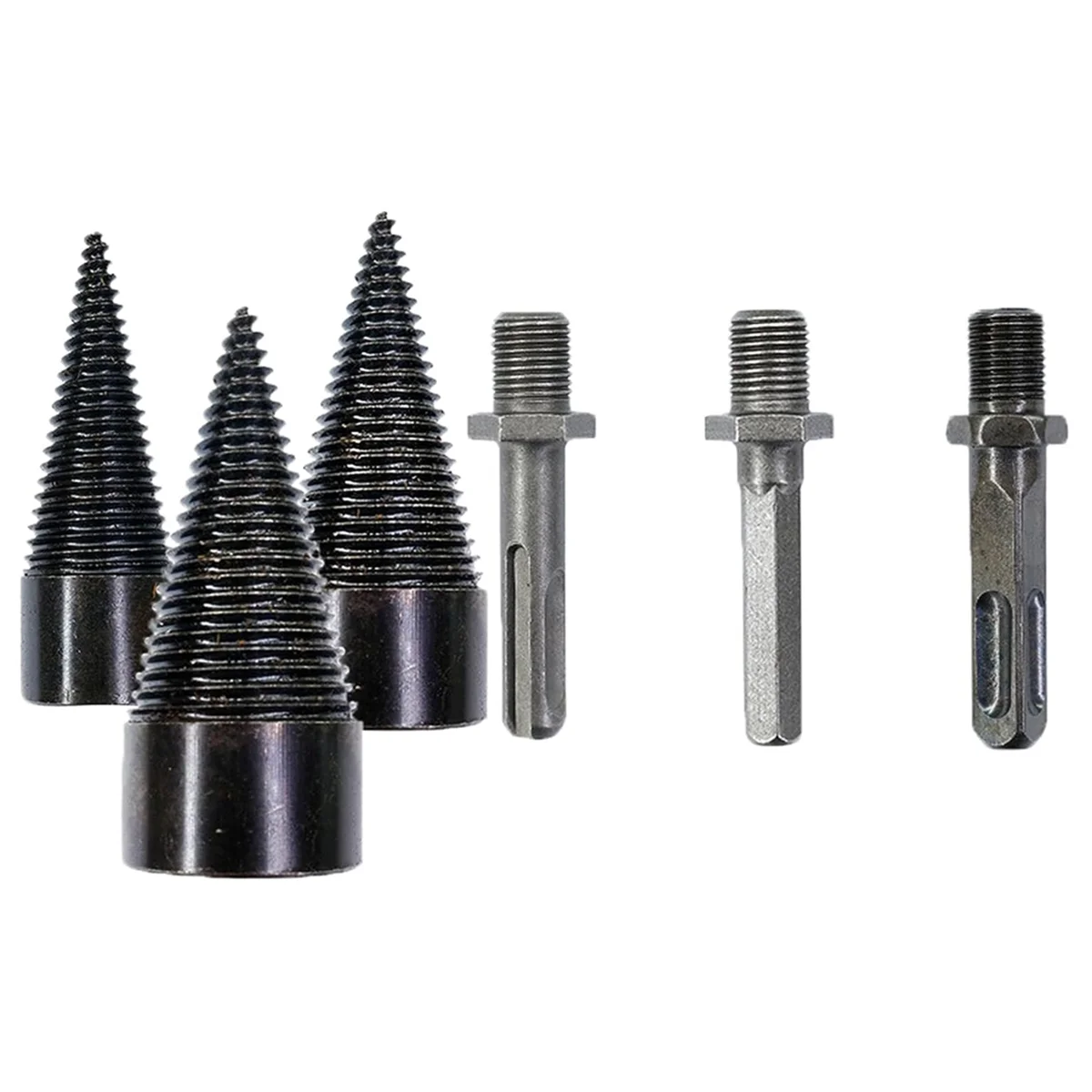 

Easysplit Drill Bit,Easy Split Drill Bit, Heavy Duty Cone Drill Bit, Firewood Drill Bit Wood Splitter 32/42/45mm