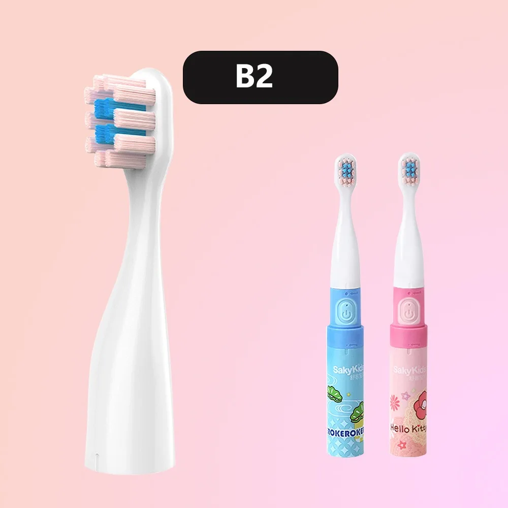 Kids Replacement Toothbrush Heads for VITAMMY Smile Kids Sonic Electric Toothbrush Accessories Nozzles Bristles