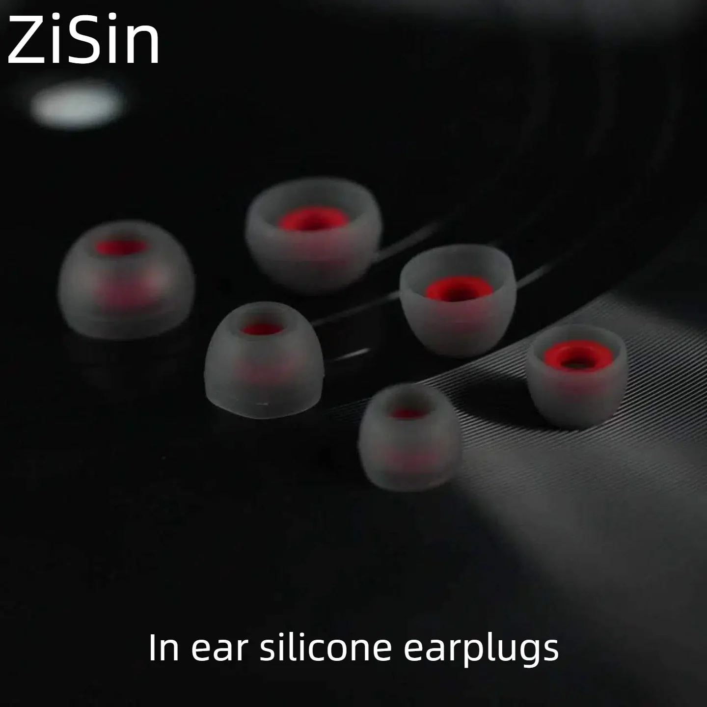 Écouteurs intra-auriculaires ZiSin, embouts en silicone, trois tailles S/M/L, universels, réduction du bruit, embouts doux