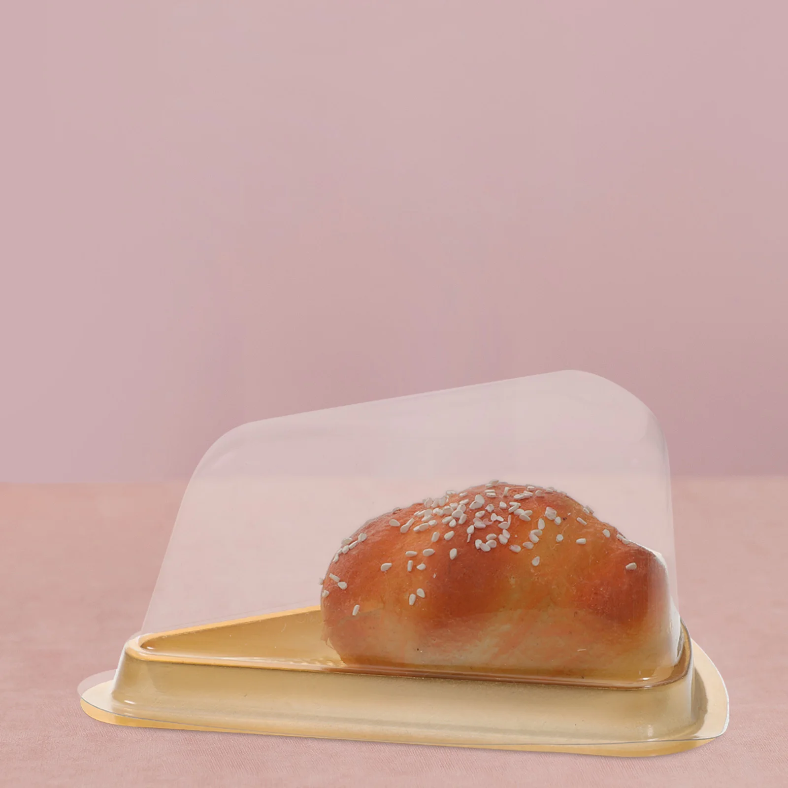 

50Sets Transparent Bakery Boxes Compact Mousse Holders Food Grade Material Holiday Dinner Treats Packaging